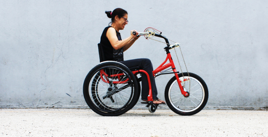 Bicicleta de Mano para Silla de Ruedas DTBike SWIFT